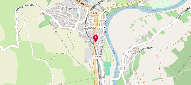 Plan de Point d'accueil PMI d'Aguessac, Mairie, 12520 Aguessac