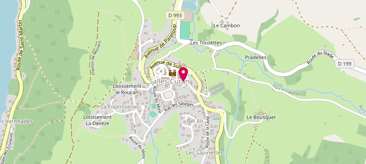 Plan de Point d'accueil PMI de Curan, Mairie, 12410 Curan