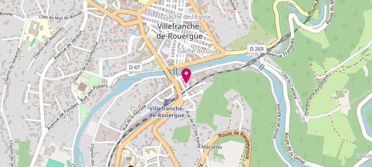 Plan de France services de la maison de l&rsquo;Etat de Villefranche de Rouergue, Quai du Temple, 12200 Villefranche-de-Rouergue