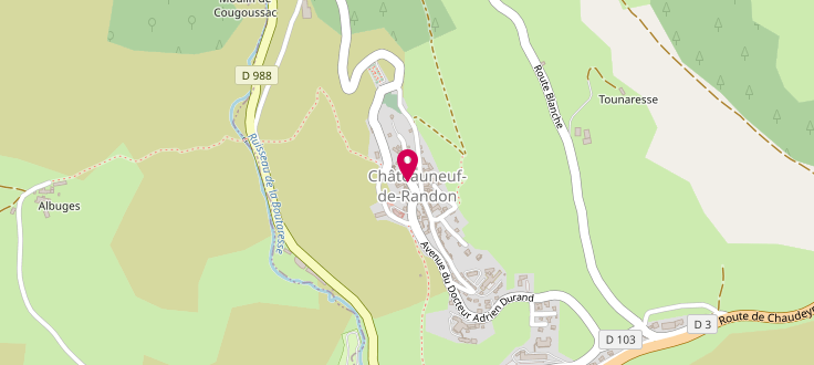 Plan de Permanence PMI de Châteauneuf-de-Randon, Mairie
<br />
Place Duguesclin, 48170 Châteauneuf-de-Randon