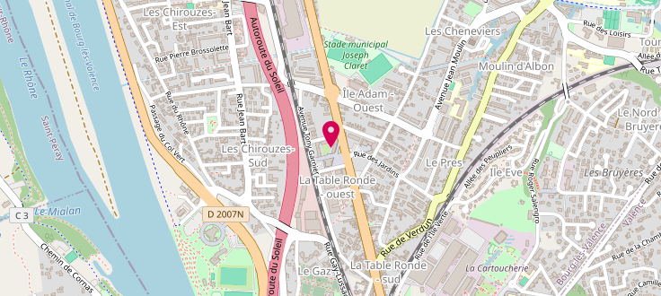 Plan de France services multisites Valence Romans Agglo – site médiathèque la Passerelle - Bourg-les-Valence, 1 Place des Rencontres, 26500 Bourg-lès-Valence