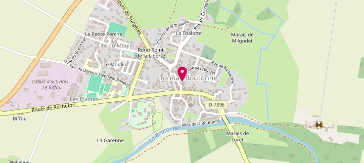 Plan de France services de Tonnay-Boutonne, 22 Place de l'Hotel de Ville, 17380 Tonnay-Boutonne
