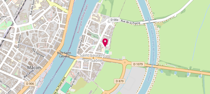Plan de Service départemental de proximité de Saint Laurent sur Saône, Rue Roman Petit, 01750 Saint-Laurent-sur-Saône