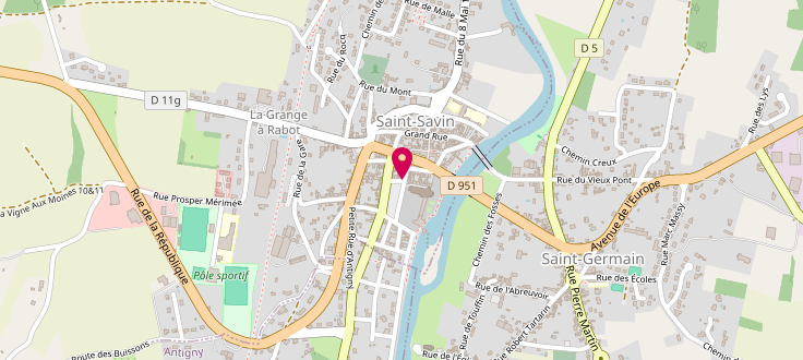 Plan de France services multisites de la CC de Vienne et Gartempe - site de Saint-Savin, 2 Place de la Lib&eacute;ration, 86310 Saint-Savin