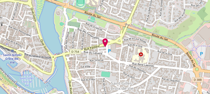 Plan de Centre Médico-Social de Saint Gilles Croix de Vie, Rue Jules-Ferry<br />
Centre Médico-Social, 85800 Saint-Gilles-Croix-de-Vie
