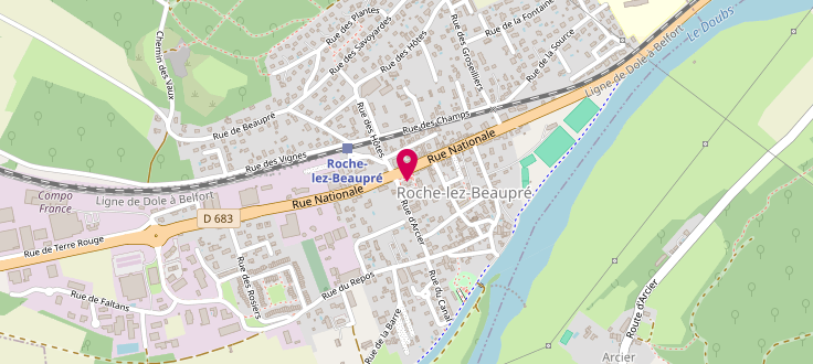 Plan de France services de Roche-lez-Beaupr&eacute;, 37 Rue Nationale, 25220 Roche-lez-Beaupr&eacute;