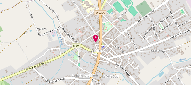Plan de France services de le Controis-en-Sologne, 35 Rue Théo Bertin, 41700 Le Controis-en-Sologne