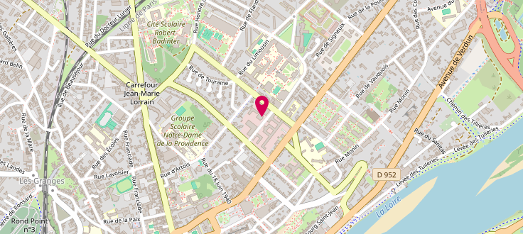 Plan de Centre de protection maternelle et infantile (PMI) - Loir-et-Cher - Blois - Centre administratif, Porte D<br />
34 Avenue du Maréchal Maunoury, 41000 Blois