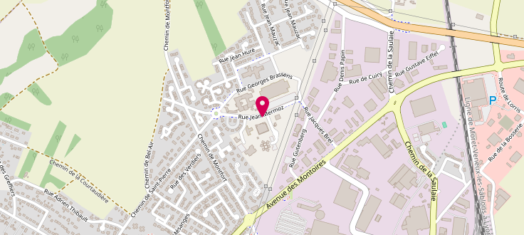 Plan de Centre de protection maternelle et infantile (PMI) - Gien - ADS de Gien, 10 Rue Jean Mermoz, 45500 Gien