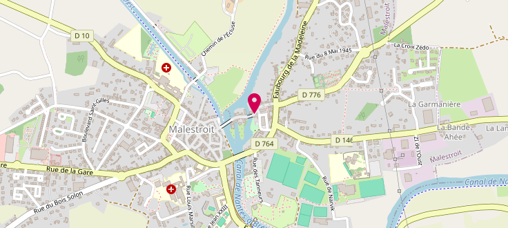 Plan de Centre Médico-Social de Malestroit, 6, Rue Notre Dame, 56140 Malestroit