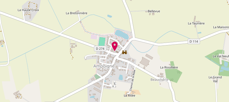 Plan de France services multisites du Pays de Ch&acirc;teau Gontier &ndash; secteur Est &ndash; Ampoign&eacute;, 2A Rue du Stade, 53200 Pr&eacute;e-d'Anjou