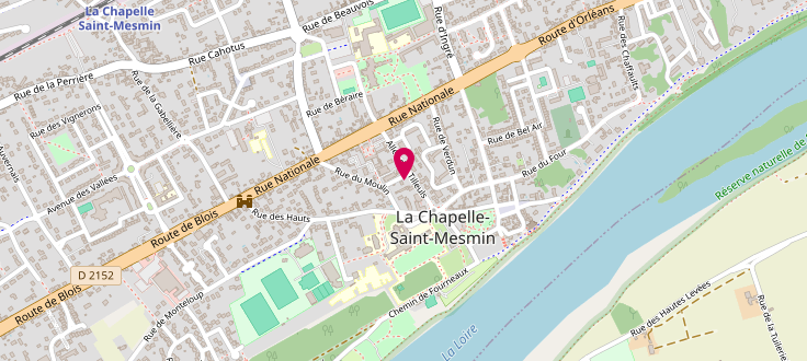 Plan de Centre de protection maternelle et infantile (PMI) - la Chapelle-Saint-Mesmin, All&eacute;e des S&eacute;quoias, 45380 La Chapelle-Saint-Mesmin