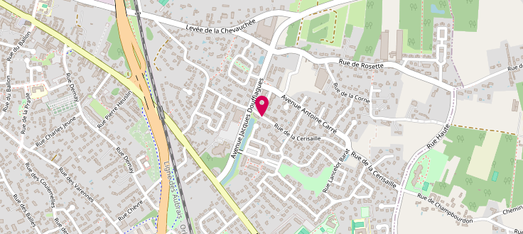 Plan de Centre de protection maternelle et infantile (PMI) - Saint-Jean-le-Blanc, Maison de la Petite Enfance<br />
44 Rue de la Cerisaille, 45650 Saint-Jean-le-Blanc