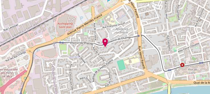 Plan de Centre de protection maternelle et infantile (PMI) - Saint-Jean-de-la-Ruelle - Les B&eacute;nardi&egrave;res, R&eacute;sidence Les B&eacute;nardi&egrave;res<br />
Chemin de Chaingy, 45140 Saint-Jean-de-la-Ruelle