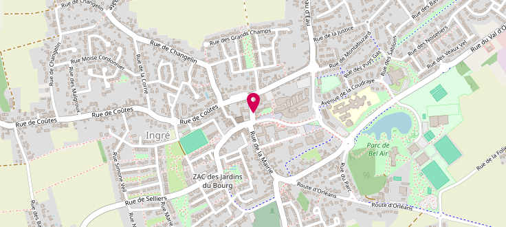Plan de Centre de protection maternelle et infantile (PMI) - Ingré, 10 Rue Jean Mermoz, 45140 Ingré