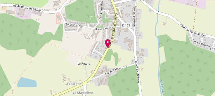 Plan de Centre de protection maternelle et infantile (PMI) - Château-Renard, Centre Médico-Social<br />
157 Route de Châtillon, 45220 Château-Renard