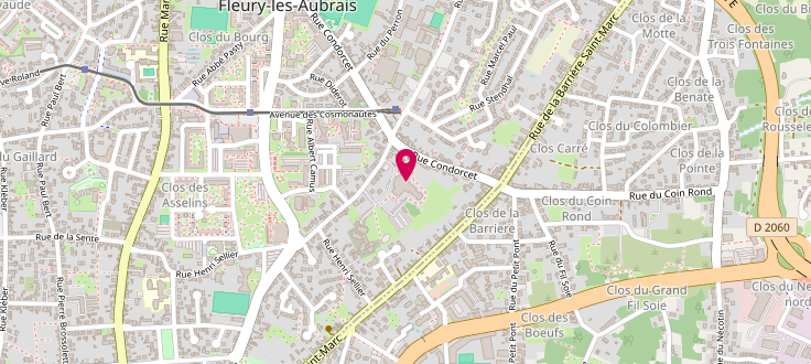 Plan de Centre de protection maternelle et infantile (PMI) - Fleury-les-Aubrais - Longu&egrave;ve, Longu&egrave;ve<br />
64 C Rue des Foss&eacute;s, 45400 Fleury-les-Aubrais