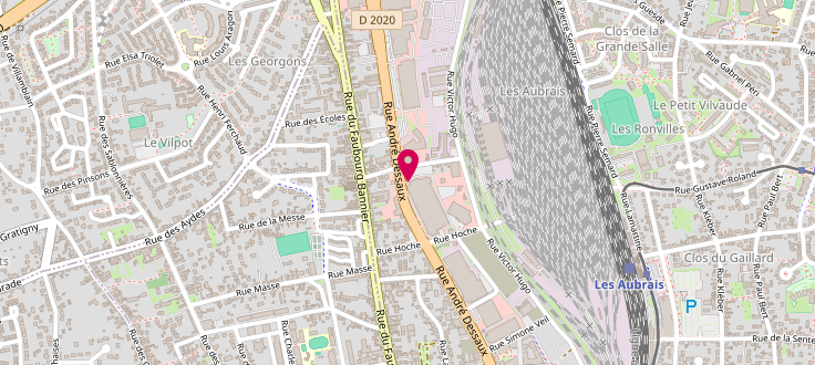 Plan de Centre de protection maternelle et infantile (PMI) - Fleury-les-Aubrais - Dessaux, 20 Rue Andr&eacute; Dessaux, 45400 Fleury-les-Aubrais