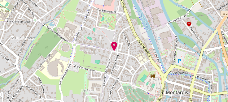 Plan de Centre de protection maternelle et infantile (PMI) - Montargis - Espace Multi Services, 26 Rue de la Pontonnerie, 45200 Montargis