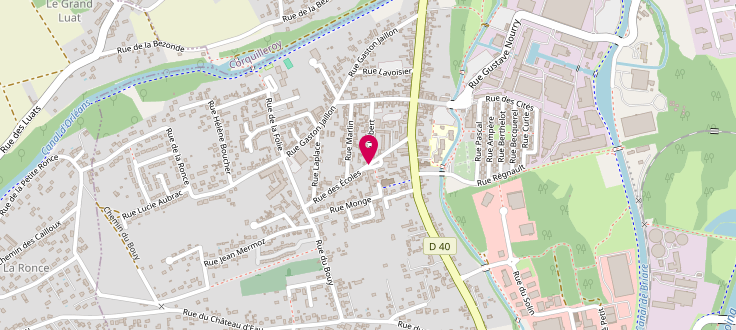 Plan de Centre de protection maternelle et infantile (PMI) - Châlette-sur-Loing - Vésines, Centre Médico-Social<br />
13 Rue des Écoles, 45120 Châlette-sur-Loing