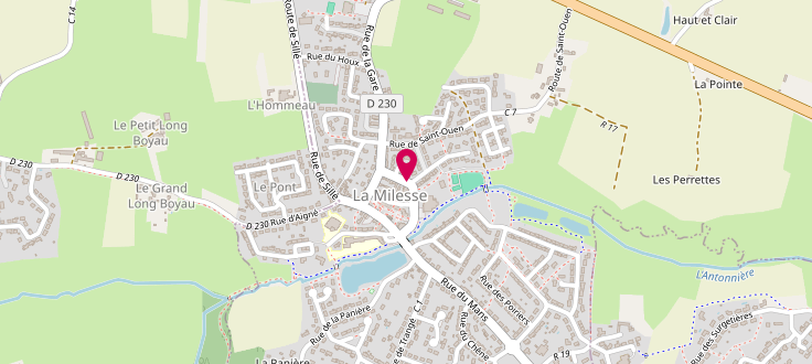 Plan de France services de la Milesse, 1 Rue des Jonquilles, 72650 La Milesse