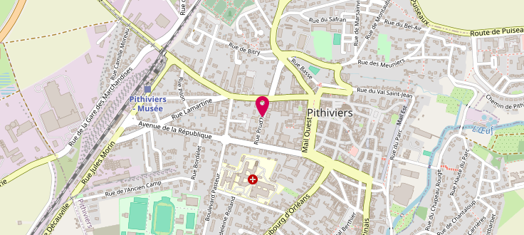 Plan de Maison du Département de Pithiviers-le-Vieil, 4 rue Prud'homme, 45300 Pithiviers-le-Vieil