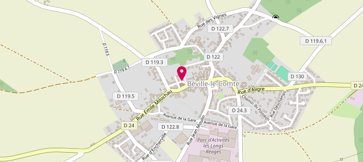 Plan de Point d’accueil PMI de Béville-le-Comte, Place de la Mairie, 28700 Béville-le-Comte