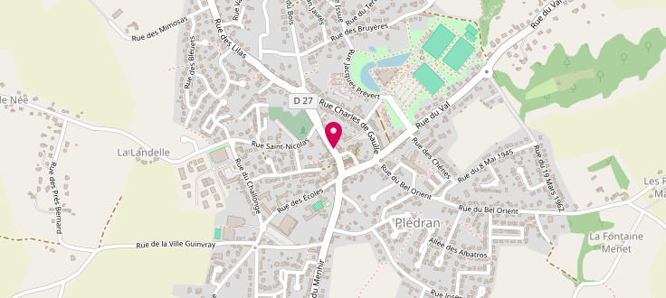 Plan de France services multisites de Langueux-Hillion-Pledran - site de Pledran, 6 Rue du Centre, 22960 Pl&eacute;dran