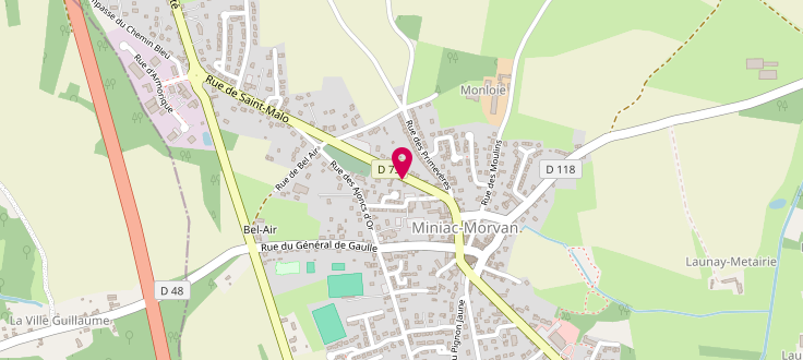 Plan de France services de Miniac-Morvan, 15 Rue de la Poste, 35540 Miniac-Morvan