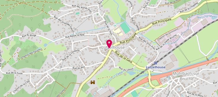 Plan de Centre médico-social de Lutzelhouse, 90 Rue Principale, 67130 Lutzelhouse