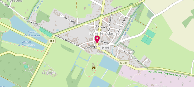 Plan de Point d’accueil PMI de La Ferté-Vidame, Maison médicale
7 rue Laborde, 28340 La Ferté-Vidame