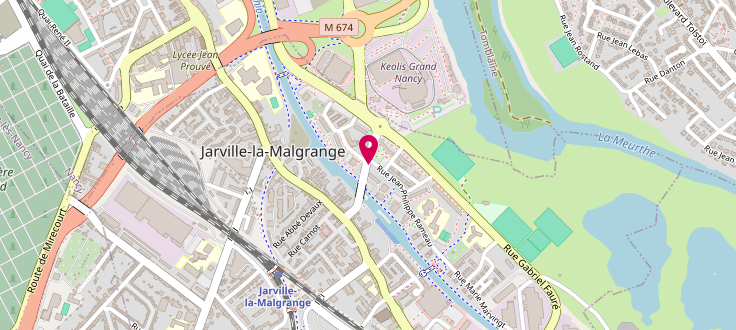 Plan de Centre PMI de Jarville-la-Malgrange, 4 Rue Jean Philippe Rameau, 54140 Jarville-la-Malgrange