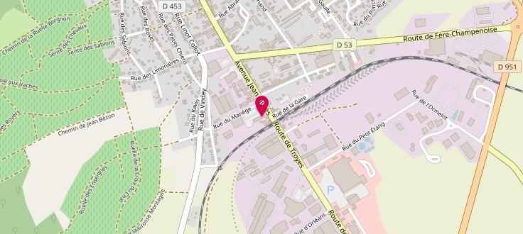 Plan de Circonscription de la Solidarité Départementale de Sézanne, 21 Avenue Jean-Jaurès, 51120 Sézanne