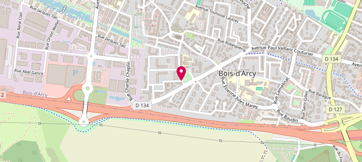 Plan de Centre de PMI de Bois-d'Arcy, 17 Rue Blaise Pascal, 78390 Bois-d'Arcy
