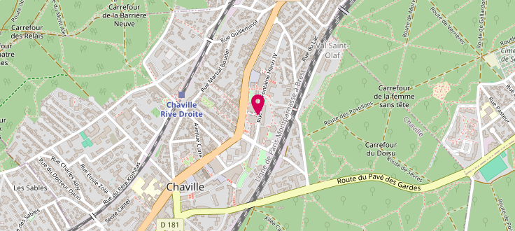 Plan de Centre de protection maternelle et infantile (PMI) - Chaville, Pmi Fontaine-Henri-Iv<br />
22 Rue de la Fontaine-Henri-Iv, 92370 Chaville
