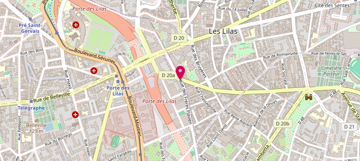 Plan de France services Paris 20e - Porte des Lilas, 60 Rue des Fr&egrave;res Flavien, 75020 Paris