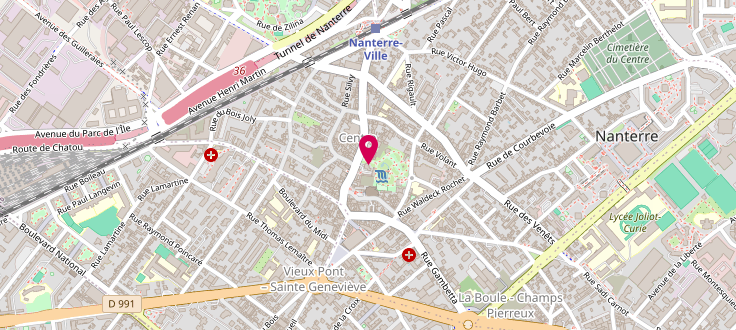 Plan de Centre de protection maternelle et infantile (PMI) - Nanterre - Rue Maurice-Thorez, 18 Rue Maurice-Thorez, 92000 Nanterre