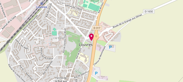 Plan de France Services CCAS de Louvres, 84 Rue de Paris, 95380 Louvres
