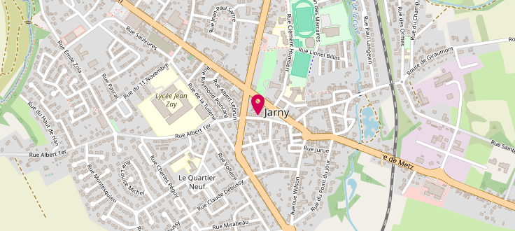 Plan de Centre PMI de Jarny, 20 Rue Albert 1er, 54800 Jarny