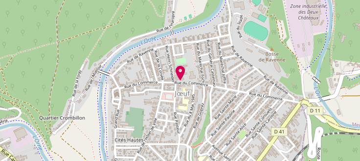 Plan de Centre PMI de Jœuf, 51 Rue du Commerce, 54240 Jœuf