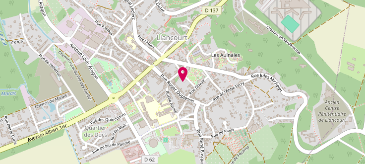 Plan de Maison Départementale de la Solidarité de Liancourt, 166 Rue Elise l'hôtelier, 60140 Liancourt