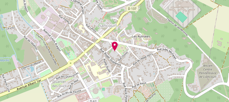 Plan de Centre de PMI de Liancourt, Pmi Liancourt<br />
35 Ruelle Elise-Lhôtelier, 60140 Liancourt