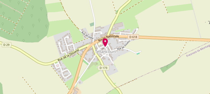 Plan de Point d’accueil PMI de Tellancourt, Rue Etienne Bastien, 54260 Tellancourt