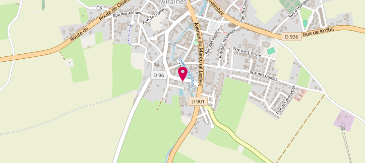 Plan de Centre médico-social d'Airaines, 7, rue de la Libération, 80270 Airaines