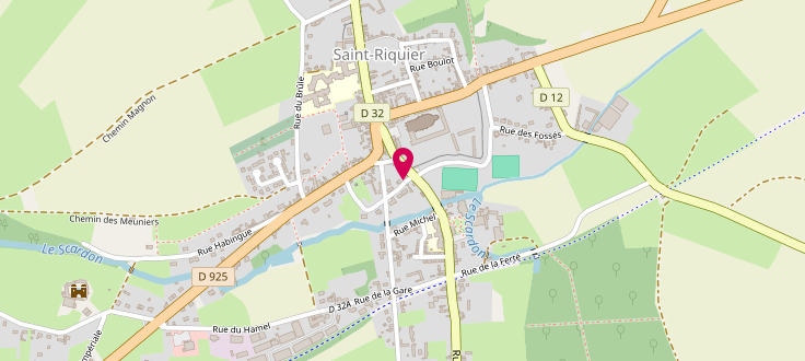 Plan de Centre médico-social de Saint Riquier, Passage du Noch, 80135 Saint-Riquier
