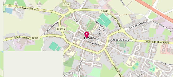 Plan de France services de Bavay, 3 Rue des Juifs, 59570 Bavay
